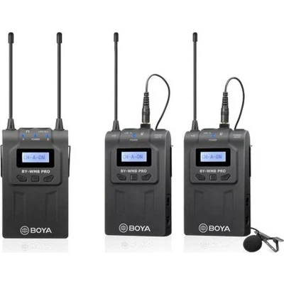 Afbeelding van Boya UHF Duo Lavalier Microfoon Draadloos BY WM8 Pro K2