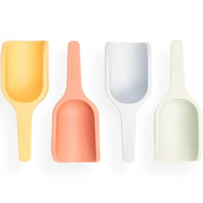 Afbeelding van Inspire My Play 4 mini siliconen lepels perfecte accessoires voor sensorisch speelbord Tuff bordaccessoires speelgoed vroege ontwikkeling en activiteiten