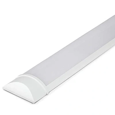 Afbeelding van 2x HOFTRONIC LED Batten 120cm 40W 4800 Lumen 6400K Daglicht wit TL Armatuur Voor werkplaats, schuur en als onderbouwverlichting Incl. montageklemmen &amp; quick connector 5 jaar garantie