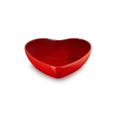 Afbeelding van Le Creuset Serveerbowl In Hartvorm Kersenrood 2,9l