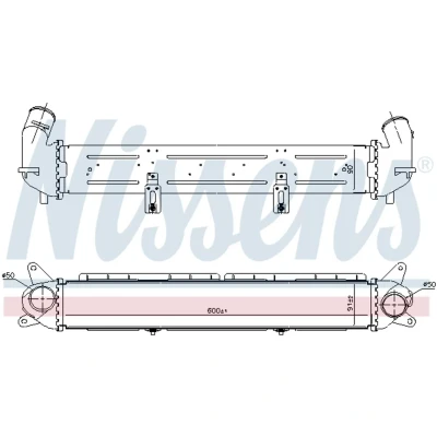 Afbeelding van NISSENS 961490 Intercooler
