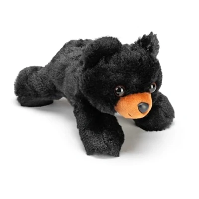 Afbeelding van Pluche zwarte beer knuffel 18 cm Beren dieren knuffels Speelgoed voor kinderen
