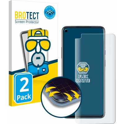 Afbeelding van BROTECT Screenprotector voor OnePlus 8 Pro Folie Beschermfolie matte volledig dekking (2 Stuks)