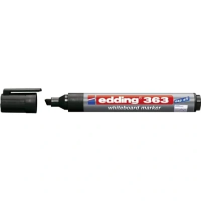Afbeelding van Viltstift edding 363 whiteboard schuin 1 5mm zwart