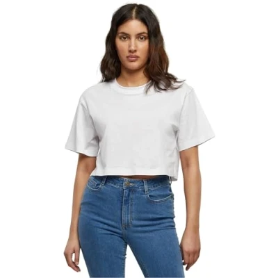 Afbeelding van Build Your Brand Oversized T shirt voor dames, Wit