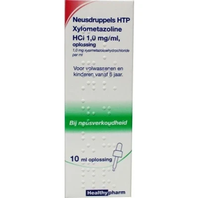 Afbeelding van Neusdruppels Xylometazoline Hcl Htp 1mg/ml