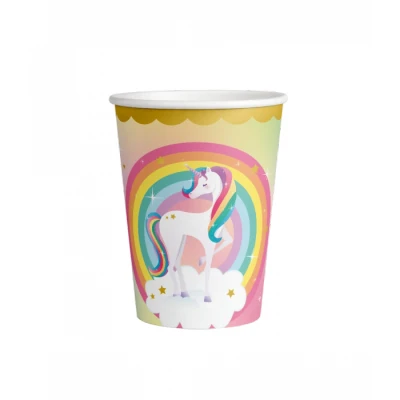 Afbeelding van Pd Party Papieren Bekers Unicorn 8 Stuks