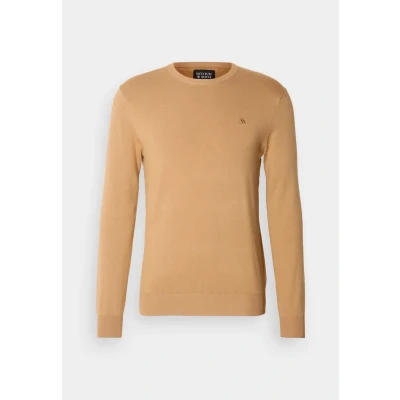 Afbeelding van Scotch &amp; Soda CORE Crewneck Trui, Heren, Maat: Large, Light camel
