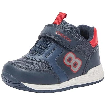 Afbeelding van Geox B Rishon Boy A Baby Sneakers voor jongens, Navy Red