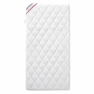 Afbeelding van Babymatras met airconditioning 70x140x10 cm Omkeerbaar Afneembare hoes Anti mijt Gemaakt in Frankrijk