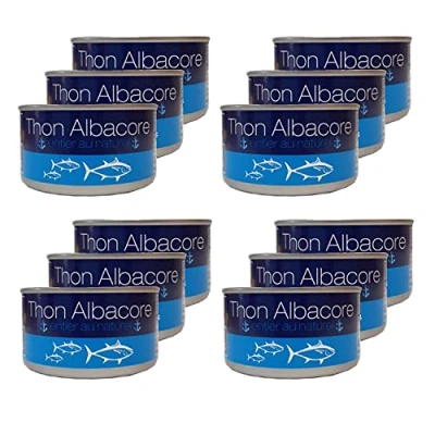 Afbeelding van 12 x natuurlijke tonijn Albacore doos 185 g