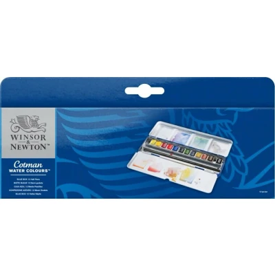 Afbeelding van W&amp;N COTMAN WATER COLOURS BLUE BOX