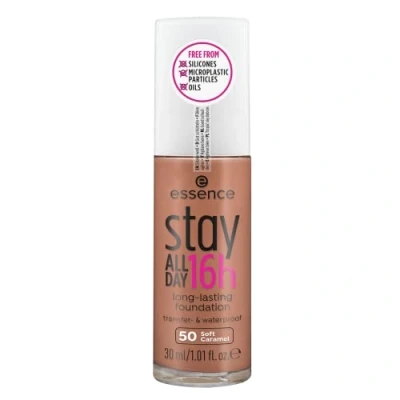 Afbeelding van Essence Cosmetics Stay All Day 16h Base De Maquillaje Larga Duración 50 Soft Caramel 30ml