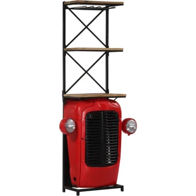 Afbeelding van vidaXL Wijnkast tractor 49x31x172 cm massief mangohout