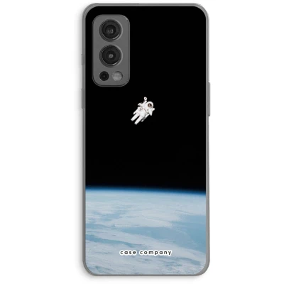 Afbeelding van Case Company® hoesje geschikt voor OnePlus Nord 2 5G Alone in Space Soft Cover Telefoonhoesje Bescherming aan alle Kanten en Schermrand