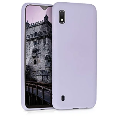Afbeelding van kwmobile telefoonhoesje geschikt voor Samsung Galaxy A10 Hoesje smartphone Back cover in lavendel