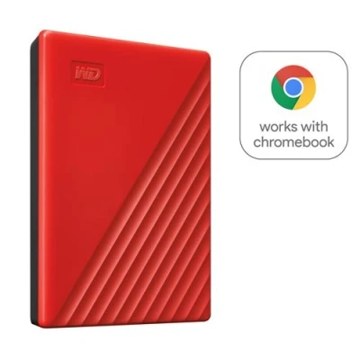 Image de Western Digital Disque Dur Externe My Passport 2019 2 Tb Rouge (wdbyvg0020brd wesn)