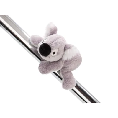 Afbeelding van MagNICI Koala Barry 12 cm grijs pluche dier met magneet magnetisch voor koelkast, krijtbord, metalen element en nog veel meer, geweldig cadeau idee