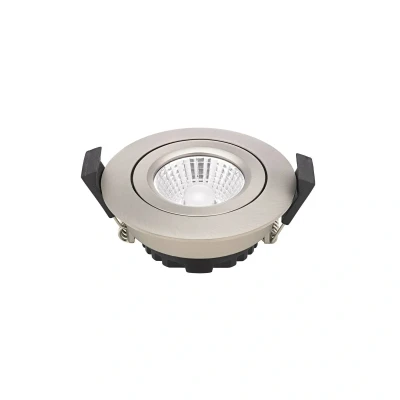 Afbeelding van LED plafondinbouwspot Diled, Ø 8,5 cm, 6 W, 3.000 K, staal