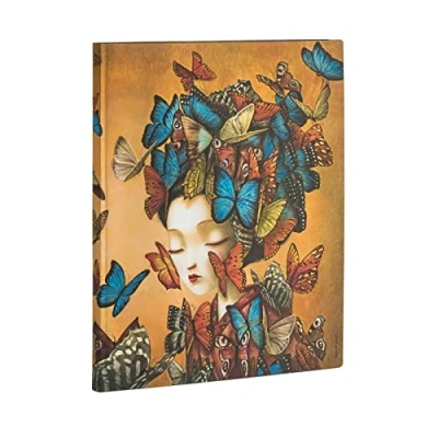 Image de Carnet ligné à couverture souple Paperblanks Madame Butterfly Ultra 176 pages