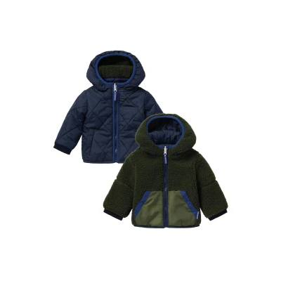 Afbeelding van Noppies Reversible Jacket Gormaz Jongens Jas Maat 68