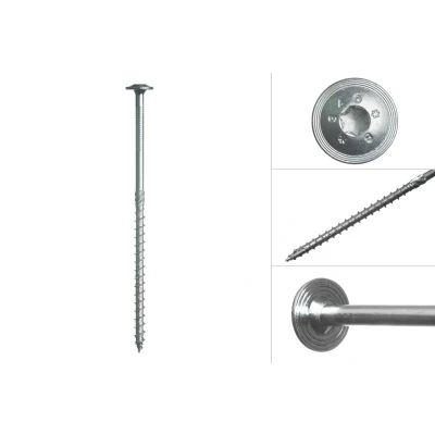 Afbeelding van Wovar Tellerkopschroeven Verzinkt 8.0 x 180 mm Torx Doos 50 Stuks