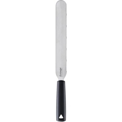 Afbeelding van Triangle Professioneel Taartmes 25 cm Gekarteld RVS Lemmet Vaatwasmachinebestendig