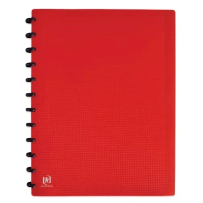 Afbeelding van ELBA Variozip Memphis documentbescherming, A4, 60 foto&#039;s/30 afneembare hoezen, polypropyleen, rood