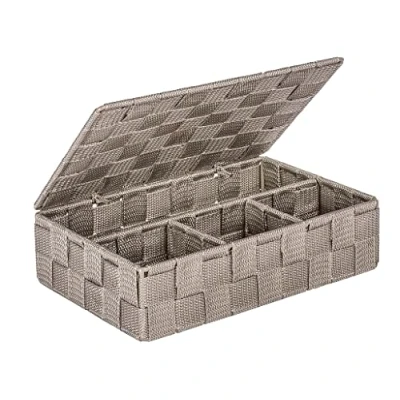 Afbeelding van ADRIA GRIJS organizer met deksel, badkamercontainer, WENKO