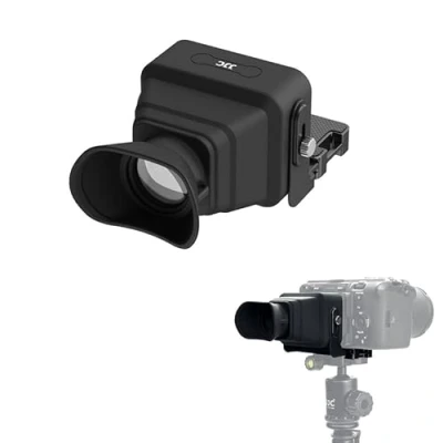 Afbeelding van JJC LCD camerazoeker met bodemplaat voor Sony FX30 FX3 camera&#039;s, 3 x vergroting, camerascherm, zoeker en zonneklep