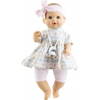 Afbeelding van Paola reina babypop sonia geblokt 36 cm