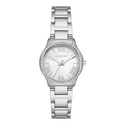 Afbeelding van Michael Kors dames Sage horloge MK4824 in de kleur Zilver
