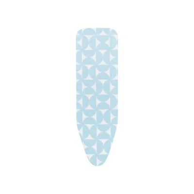 Image de Brabantia Housse de Table à Repasser A 110 x 30 cm pour Fers Ordinaires et Vapeur Couche Supérieure Mousse Durable 2 mm 100% Coton Lavable Fresh Breeze