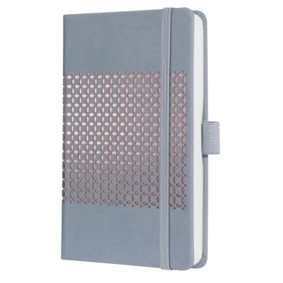 Afbeelding van Notitieboek Sigel Jolie Impress A6 hardcover gelinieerd ‘Glacier Grey‘