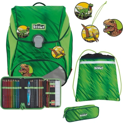 Afbeelding van Scout Alpha SET 4TEILIG Etui voor kinderen, Maat: One Size, Dino rex
