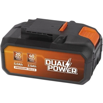Afbeelding van Powerplus Dual Power POWDP9037 2x20V Accu Li ion 5.0/2.5Ah