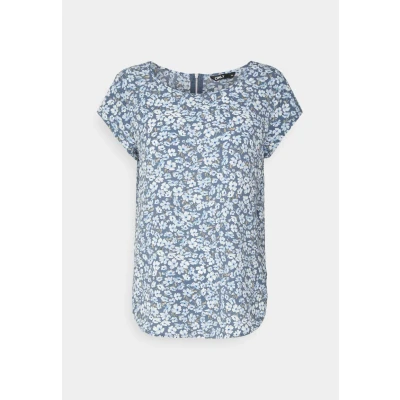 Afbeelding van ONLY AOP NOOS PTM Blouse, Dames, Maat: 34, Vintage indigo