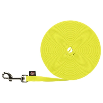 Afbeelding van Trixie Easy Life Sleeplijn 13mm Neon&amp;Geel Hondenriem 10 m