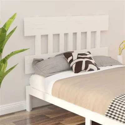 Afbeelding van Hoofdbord 183,5x3x81 cm massief grenenhout wit
