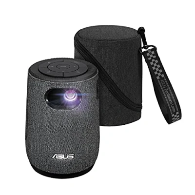 Image de ASUS ZenBeam Latte L1 Projecteur DLP LED 300 lumens 1280 x 720 16:9 720p objectif fixe à focale courte Wi Fi / Bluetooth gris noir