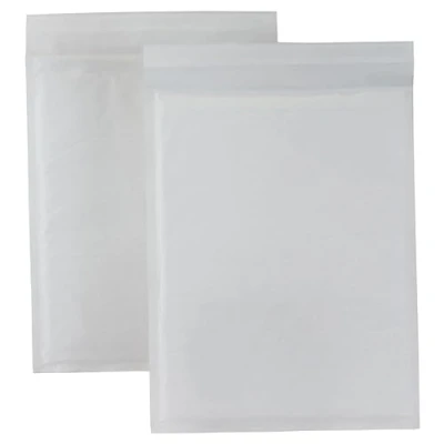 Afbeelding van smiley pack 50 stuks bubbelenveloppen formaat H/8 wit (290 x 370 mm) DIN B4 gevoerde verzendenveloppen