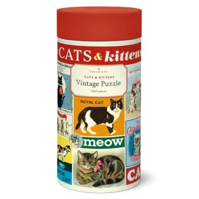 Afbeelding van Cavallini Puzzel, katten en kittens (PZL/CAT) 1000 stukjes