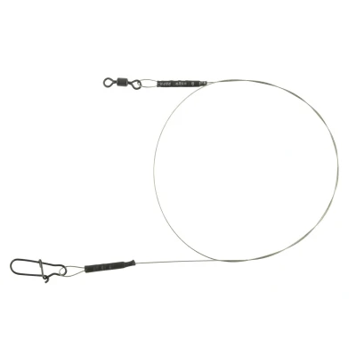 Image de Spro Matte Black Leader 1x19 Wire (2 pcs) Taille : 40cm 14 kilo