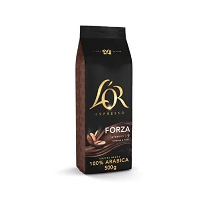 Image de 4,40 de remise 4 unités L&#039;OR Espresso café en grain Forza 2 kg