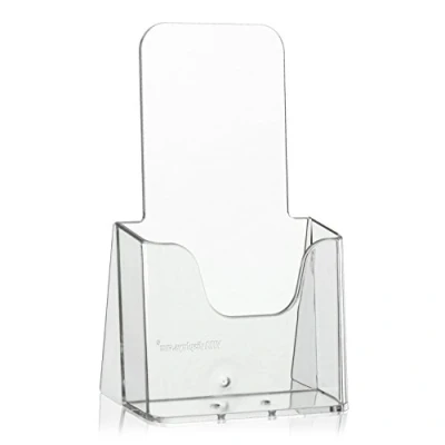 Afbeelding van VITAdisplays folder display transparant formaat DIN lang (DL)