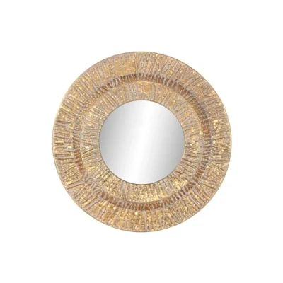 Afbeelding van Wandspiegel Home ESPRIT Gouden Metaal Kristal Modern 78 x 4,5 cm