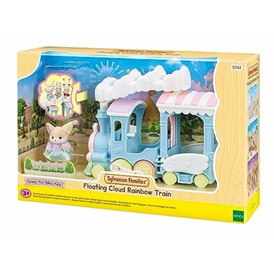 Afbeelding van Sylvanian Families 5702 Wolken Regenboog Trein Speelset