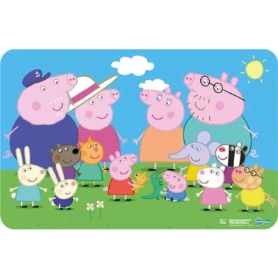 Afbeelding van Peppa Pig Set van 2 Placemats/tafelonderleggers 42*28cm