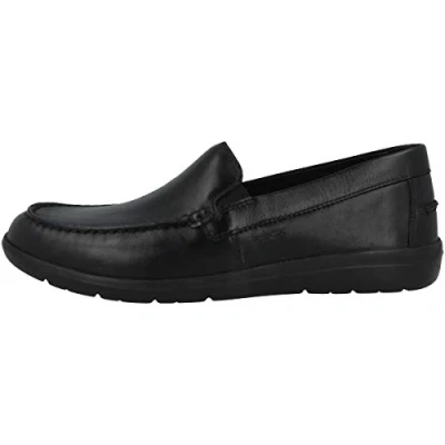 Afbeelding van Geox Mocassins, Heren, Maat: 42, Black Leer