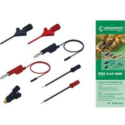 Afbeelding van SKS Hirschmann PMS 0,64 SMD Meetsnoerenset [ ] Zwart, Rood 1 stuk(s)